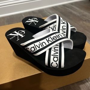 Women’s Calvin Klein wedge sandals